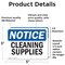 Signmission Cleaning Supplies, 5 in W x Rectangle, Vinyl Decal OS-2PACK-NS-D-35-L-10654 - alternate 5